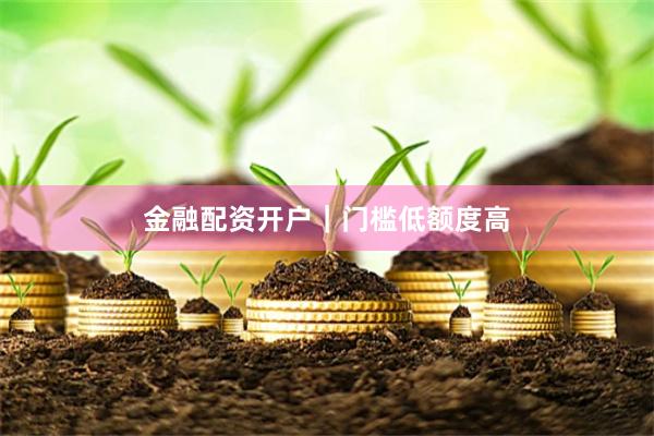 金融配资开户|门槛低额度高